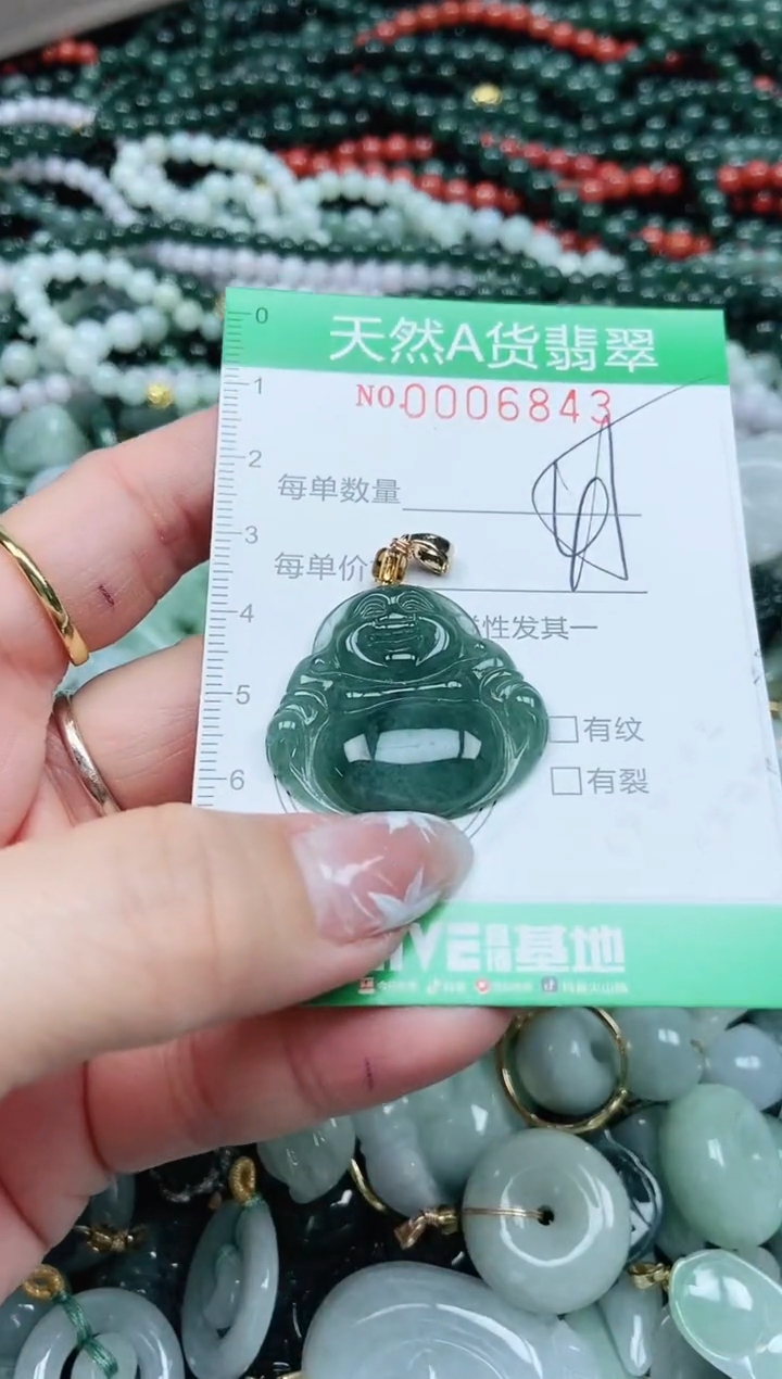 颈饰未镶嵌翡翠翡翠