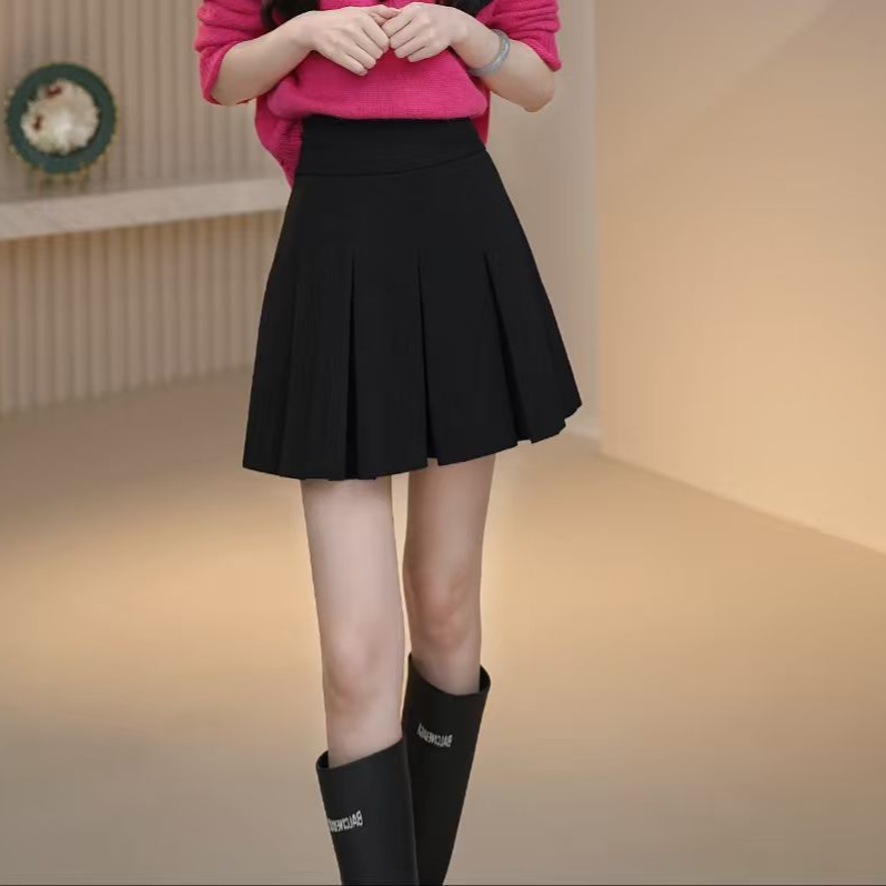 AMASS/阿玛施热力感高腰半身裙5200471时尚百搭时尚气质通勤装