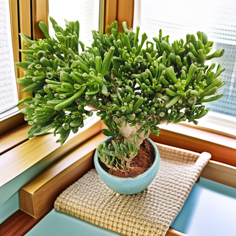 4年老桩吸财树  好种好养 树形多肉  新手老手都可养  室内室外能