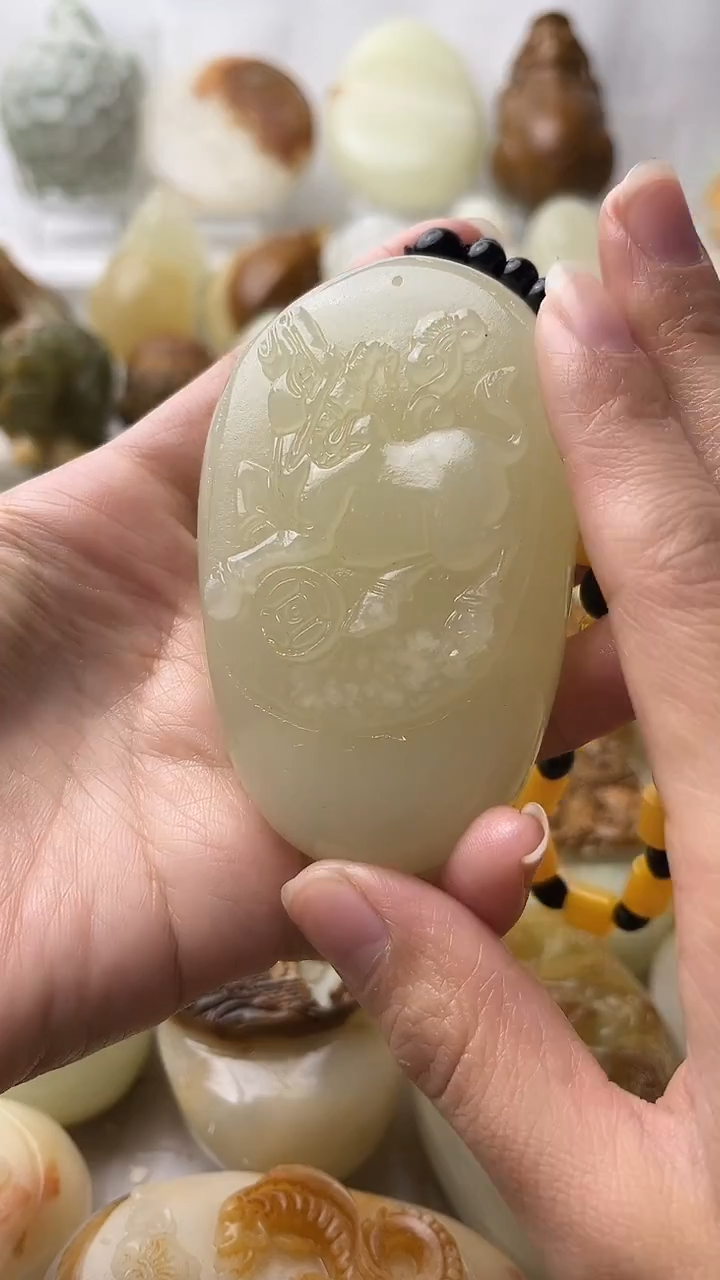石材古青石棉纹正常不退换牛