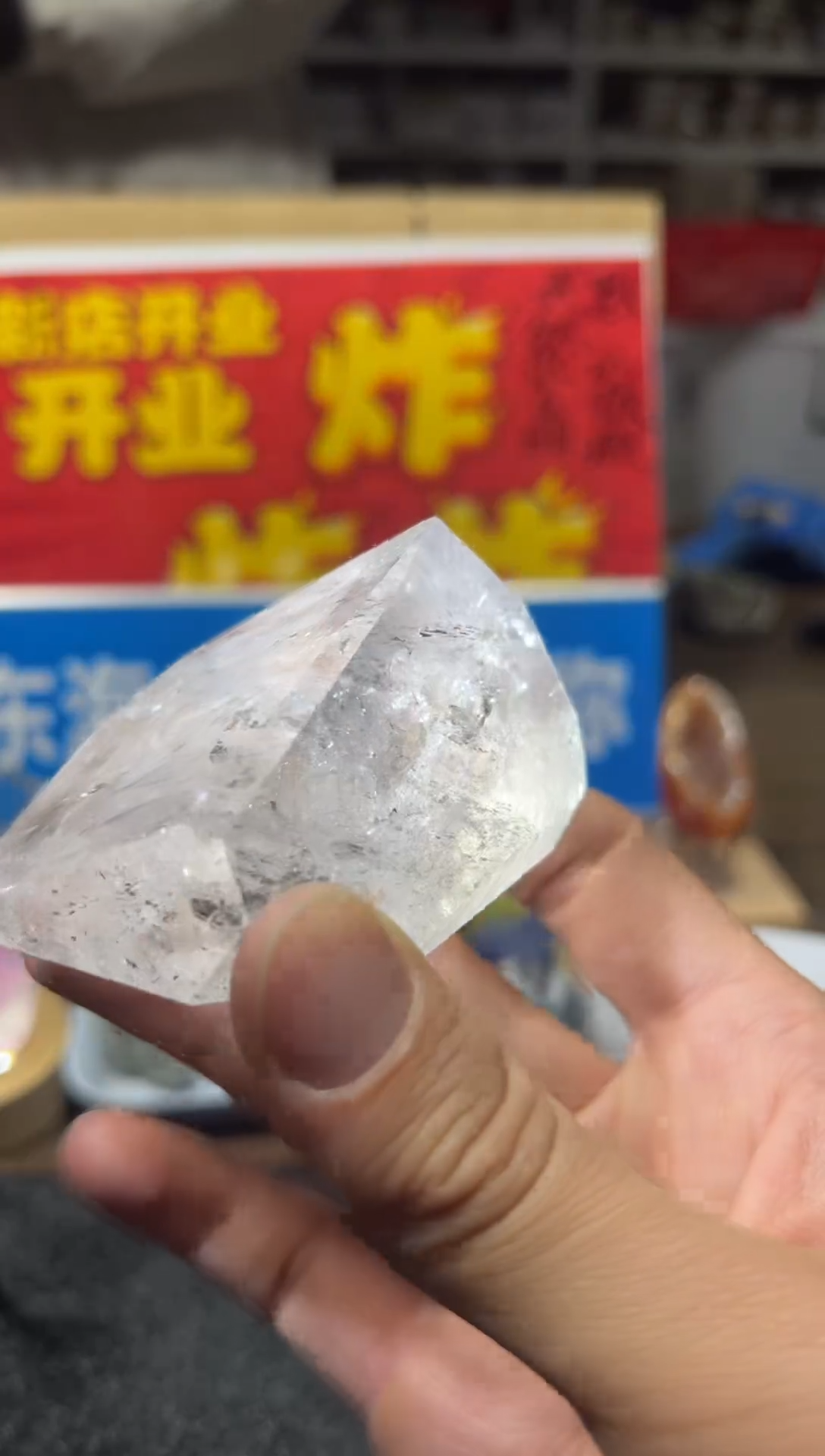 未镶嵌珠宝半成品水晶天然水晶默认微瑕161