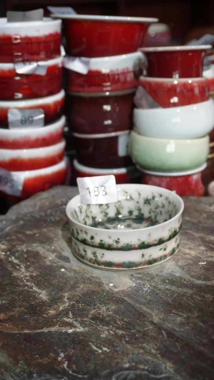 摆件陶精品窑变钧瓷茶器