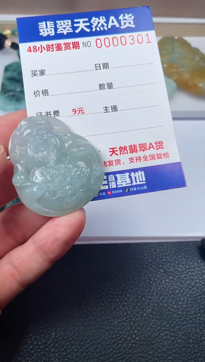 【闪购商品】翡翠颈饰未镶嵌天然翡翠玉石挂件