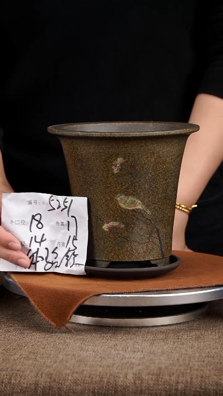 【闪购商品】紫砂花盆紫砂花盆5251+z