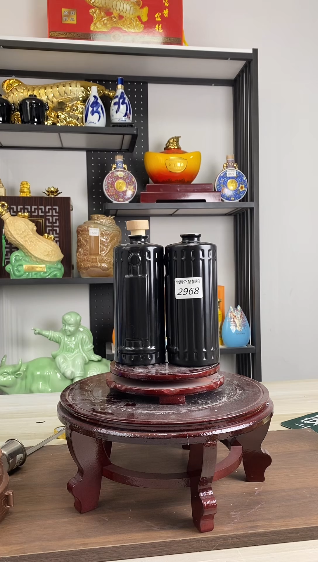 1斤黑色直筒竖条纹2个2968微瑕不支持退换