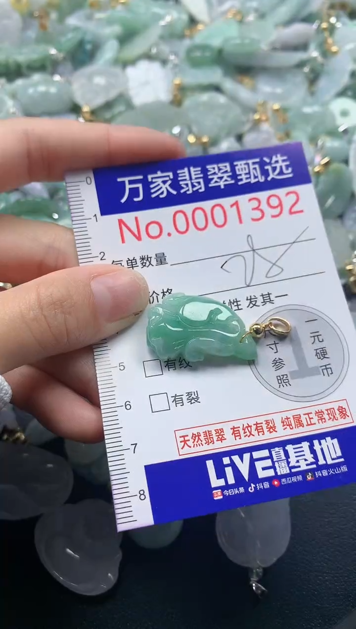 吊坠(不含链)未镶嵌翡翠1392