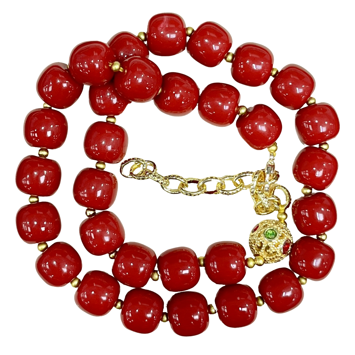 【超星专属】X014 精美三 姑 娘老型珠项链 多样性发其一