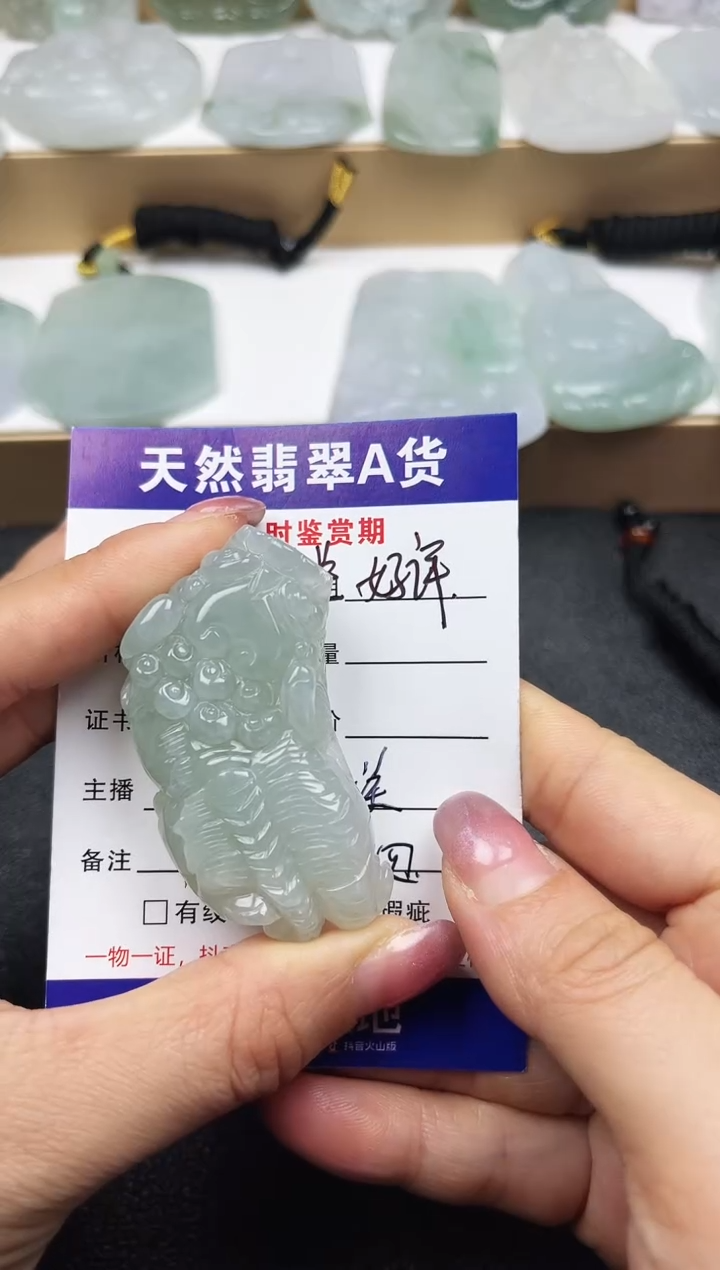 颈饰未镶嵌翡翠            