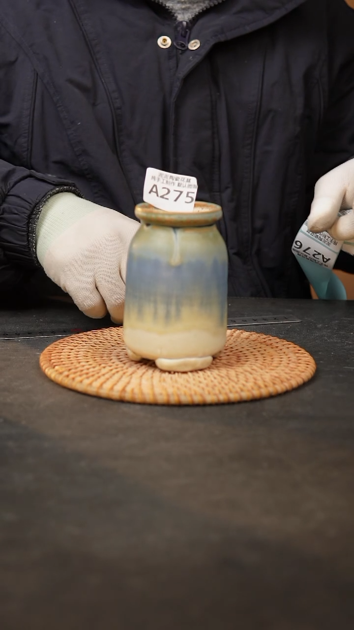 【闪购商品】瓷片275泥泥手工花盆