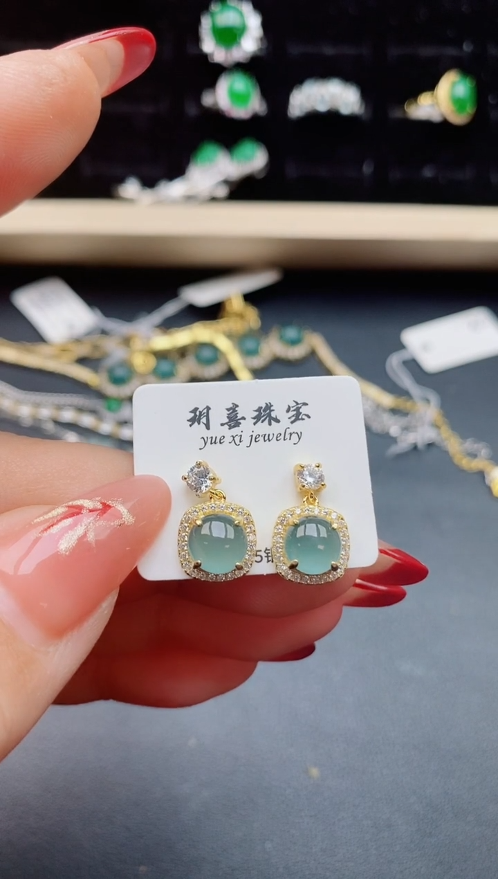 【闪购商品】翡翠戒指银S925镶嵌321321