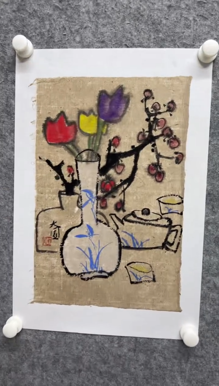 【闪购商品】国画写意画花鸟画手绘