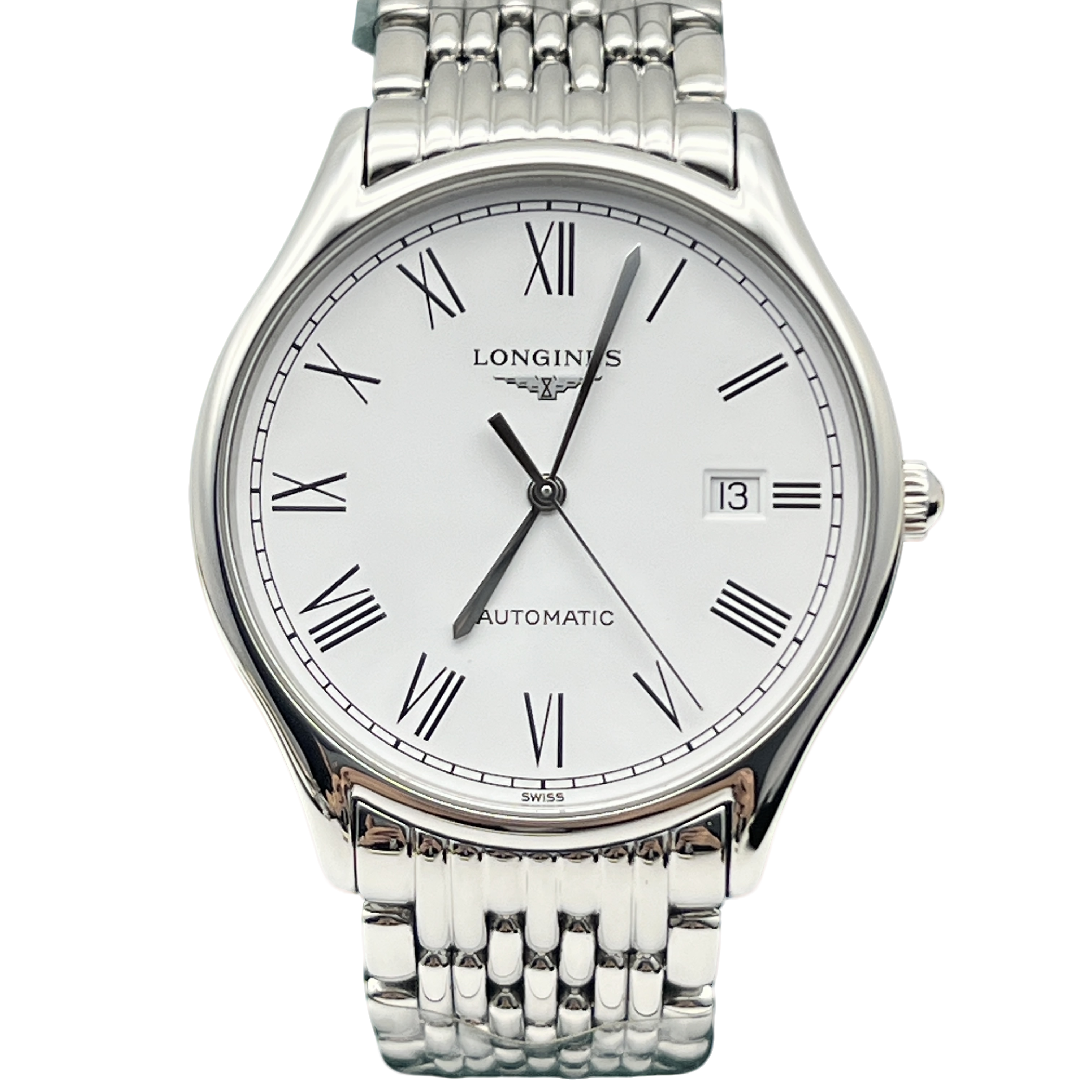 99新 Longines/浪琴 律雅/臻耀/男机械白盘/960/公价11900/38.5MM