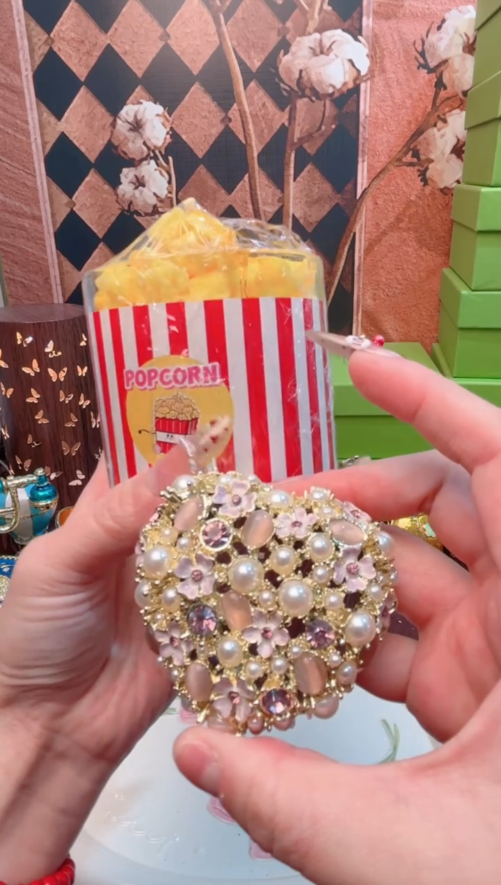 锌合金珐琅首饰盒默认微瑕拆盒不退～