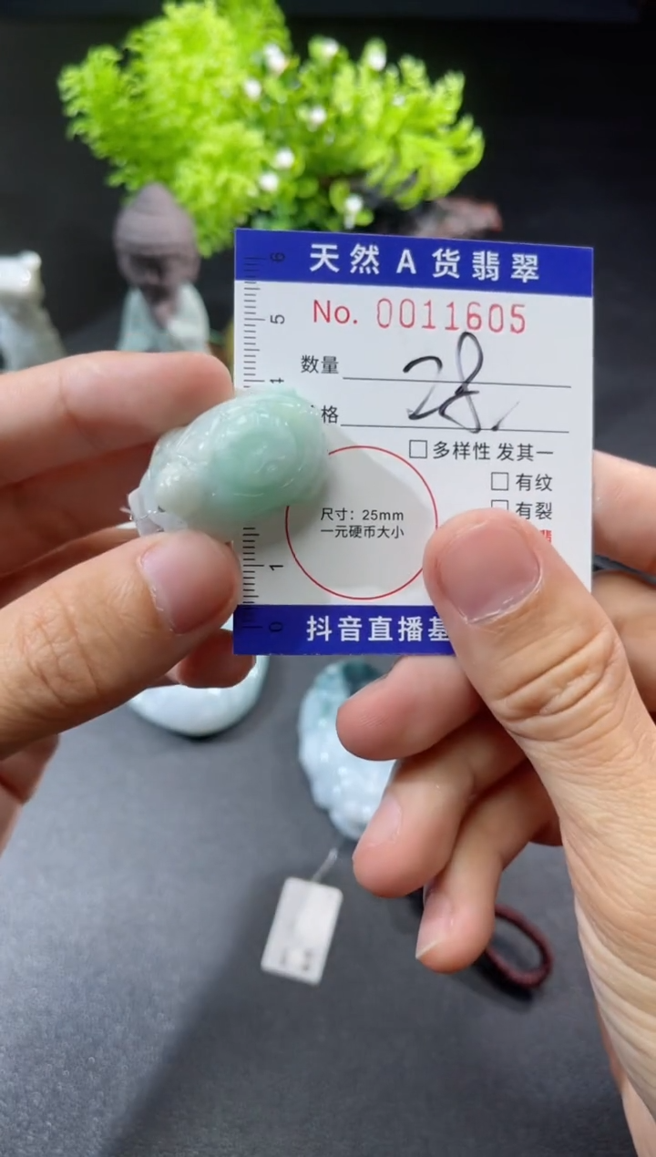 【闪购商品】翡翠颈饰未镶嵌天然缅甸A货翡翠（多样性发货）龟