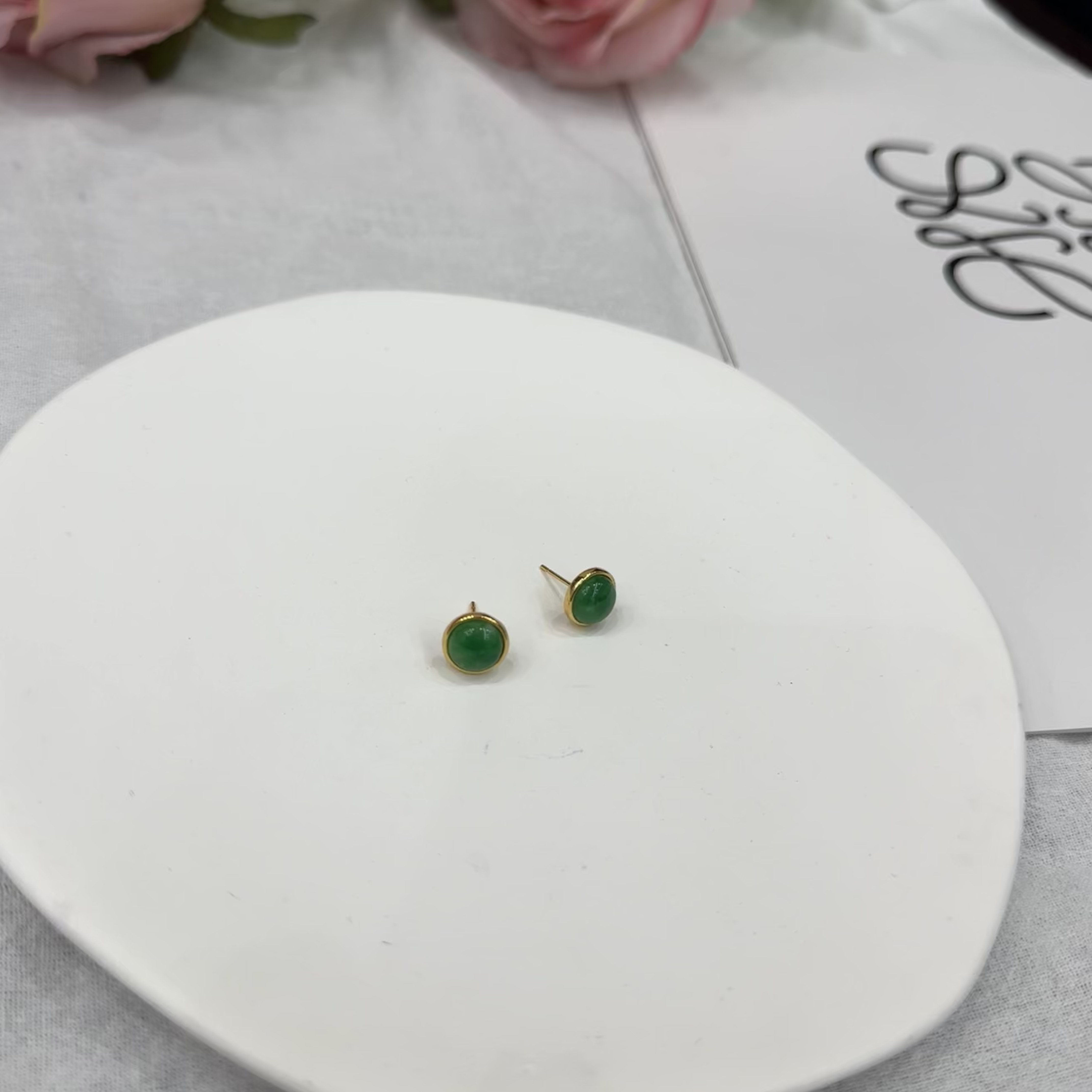 高定珠宝翡翠耳饰HF875S018