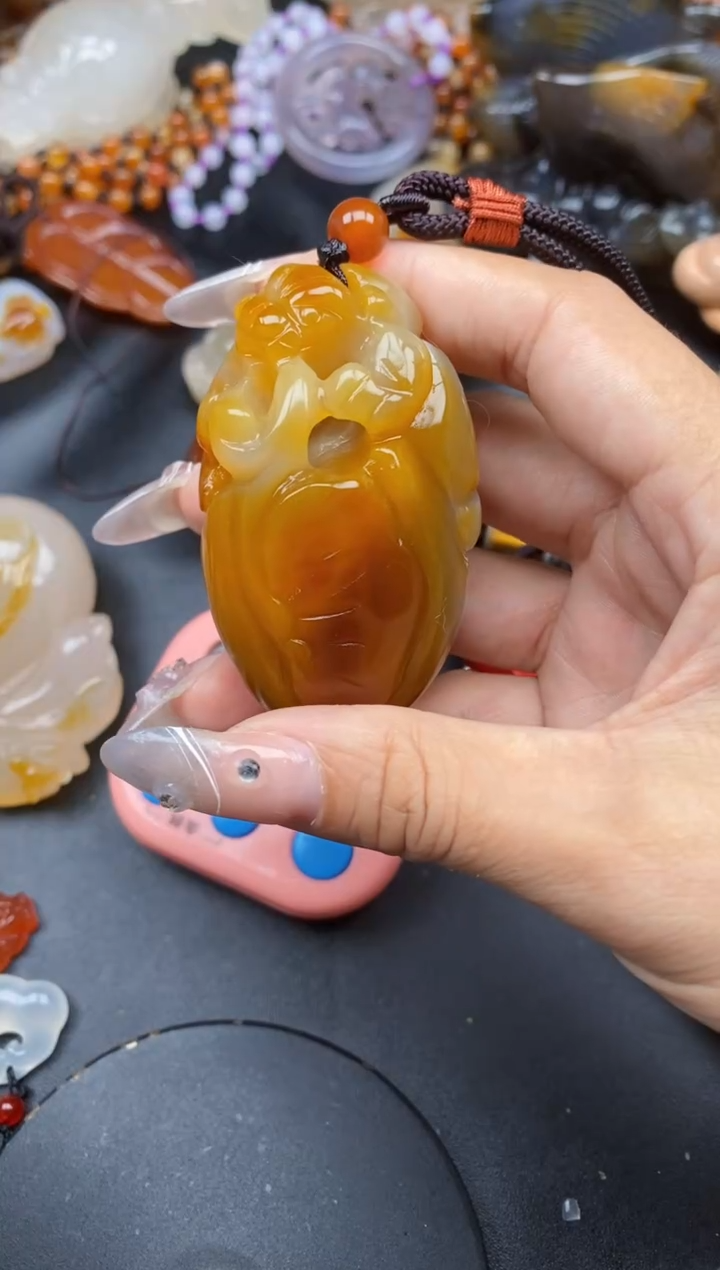 【闪购商品】玛瑙/玉髓颈饰未镶嵌ll