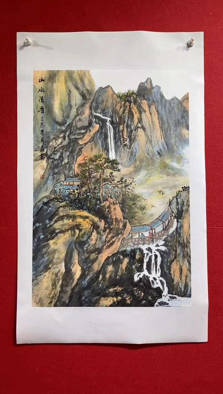 国画国画NYQ杰牛云勤老师作品