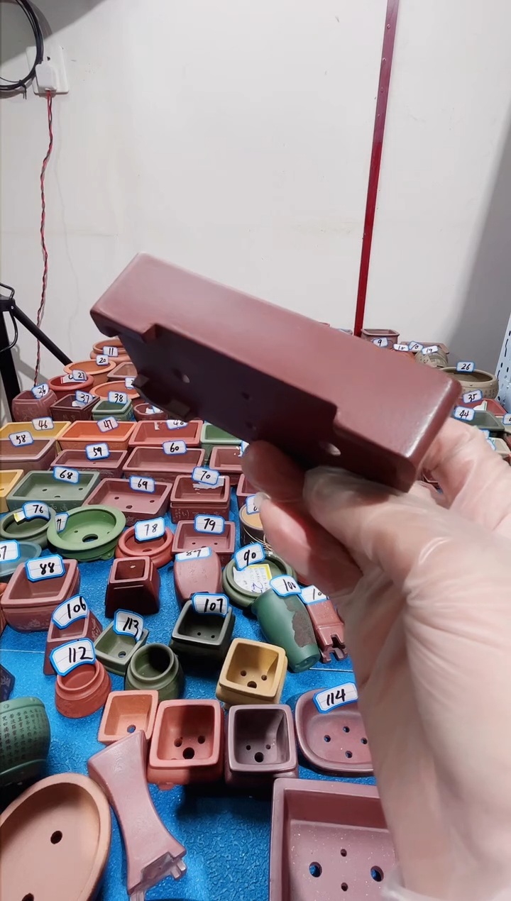 【闪购商品】紫砂紫砂花盆9.5*4.5*1.5