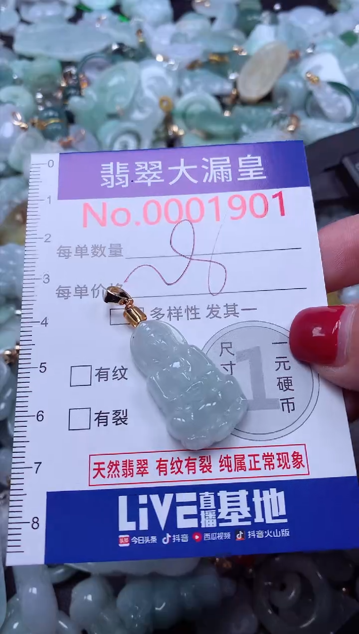 颈饰未镶嵌翡翠1901