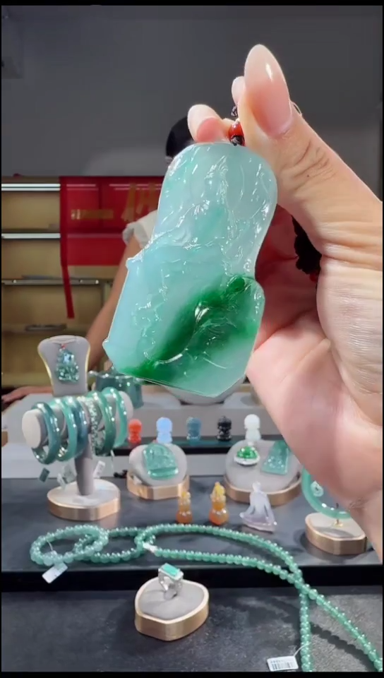 吊坠(不含链)未镶嵌翡翠普贤