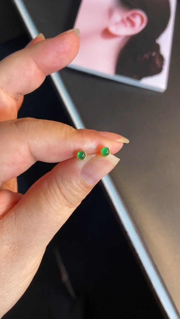 吊坠(不含链)银S925镶嵌翡翠1