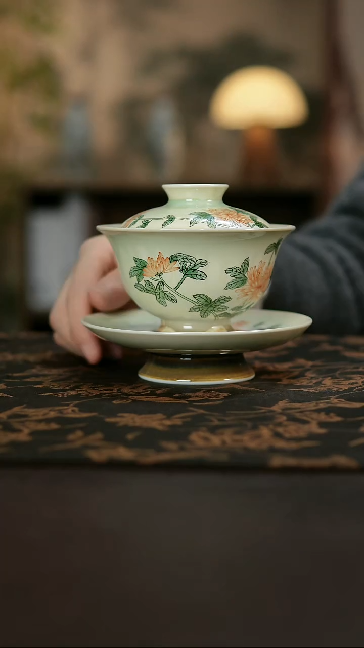 景德镇陶瓷杯碗柴烧多人