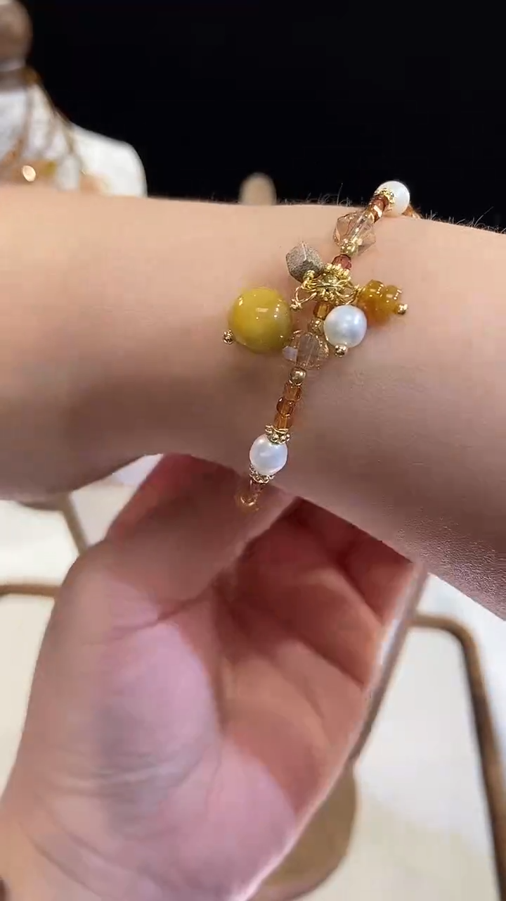 项链钛钢淡水珍珠314