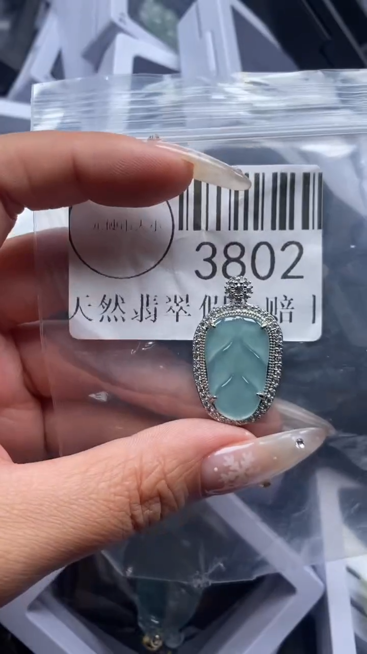 颈饰未镶嵌翡翠3802