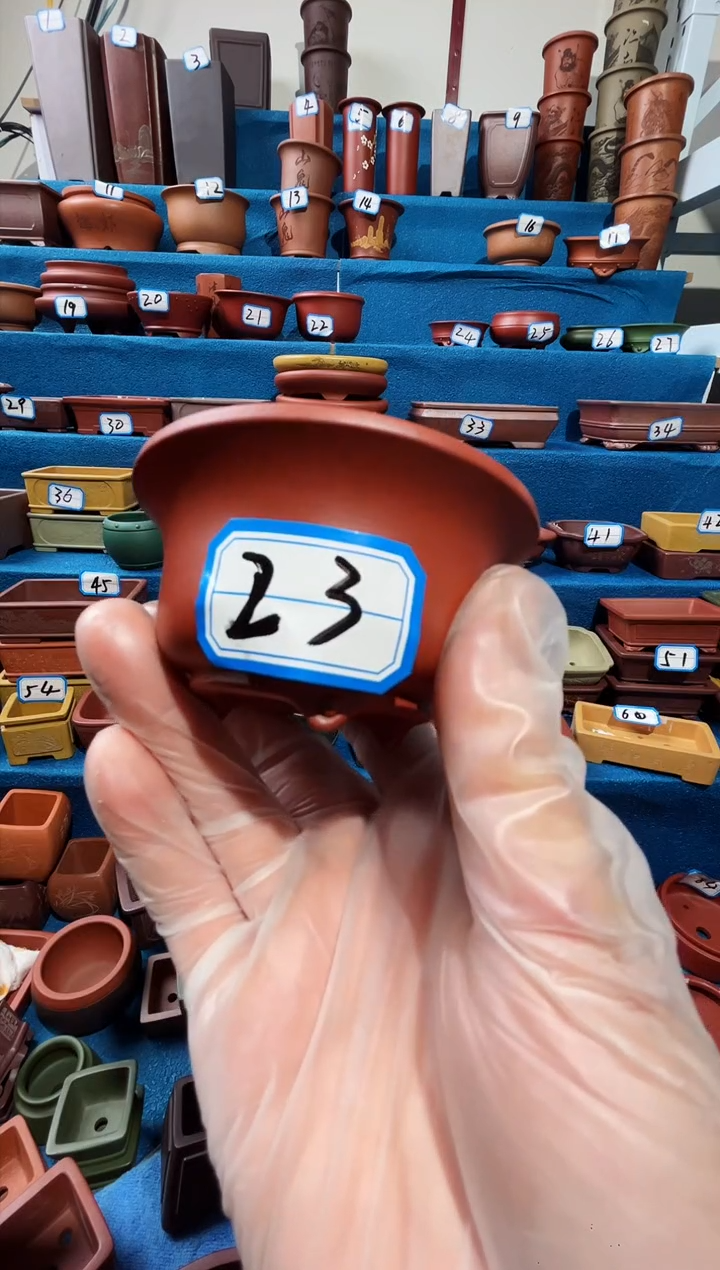 【闪购商品】紫砂紫砂花盆7*3