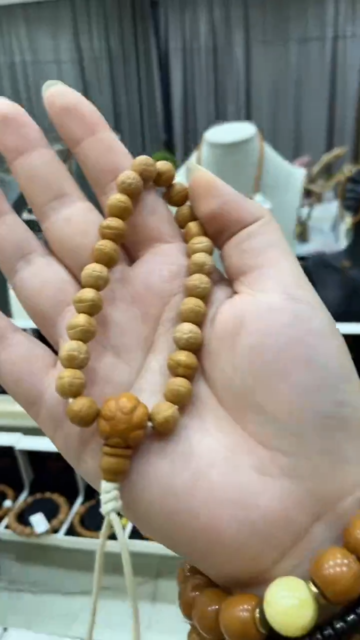手串猴头核桃猴头雕刻凤眼手持卡9+