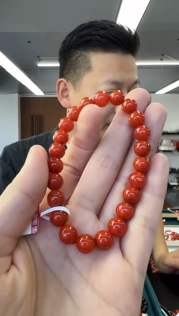 未镶嵌手链南红玛瑙A25南红手串8mm+