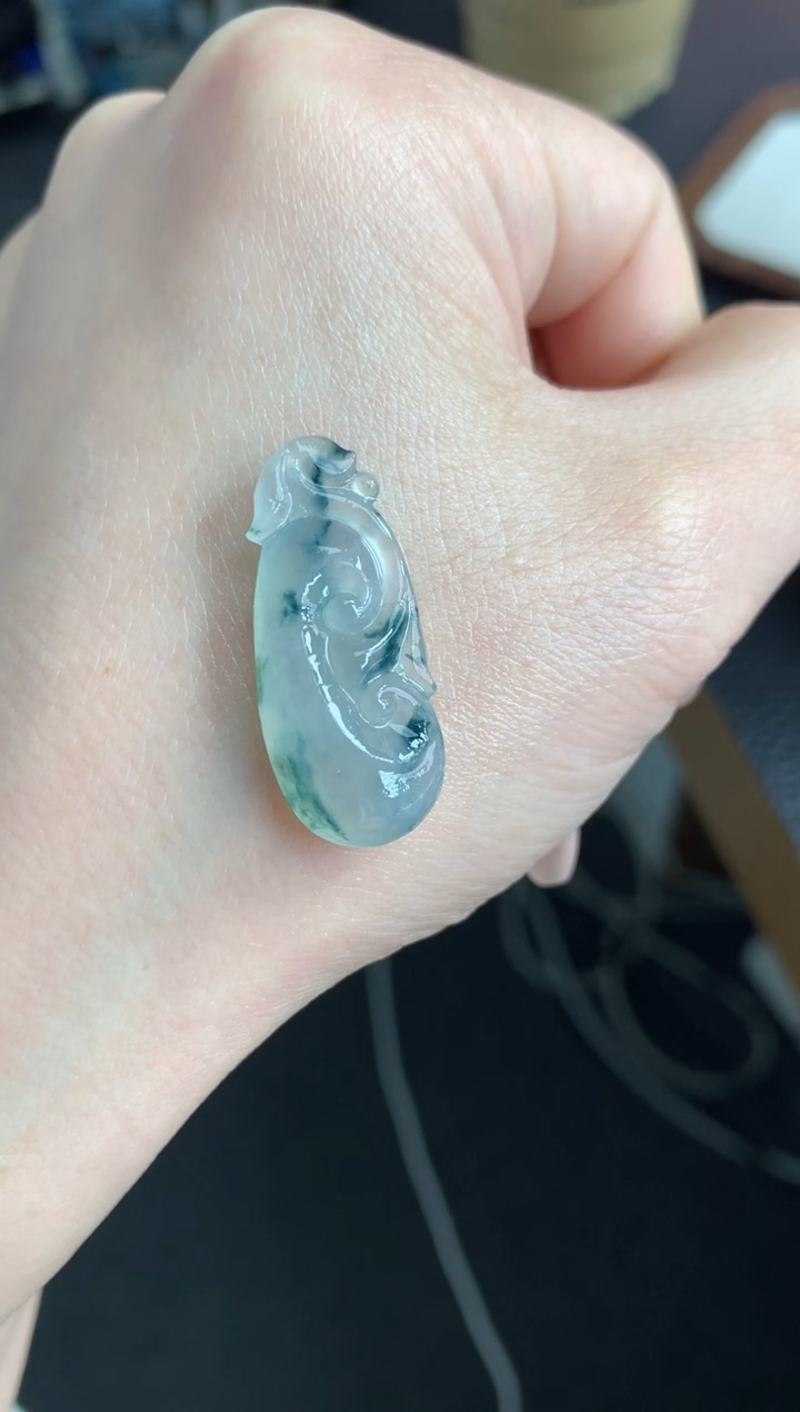 【闪购商品】定制翡翠未镶嵌如意