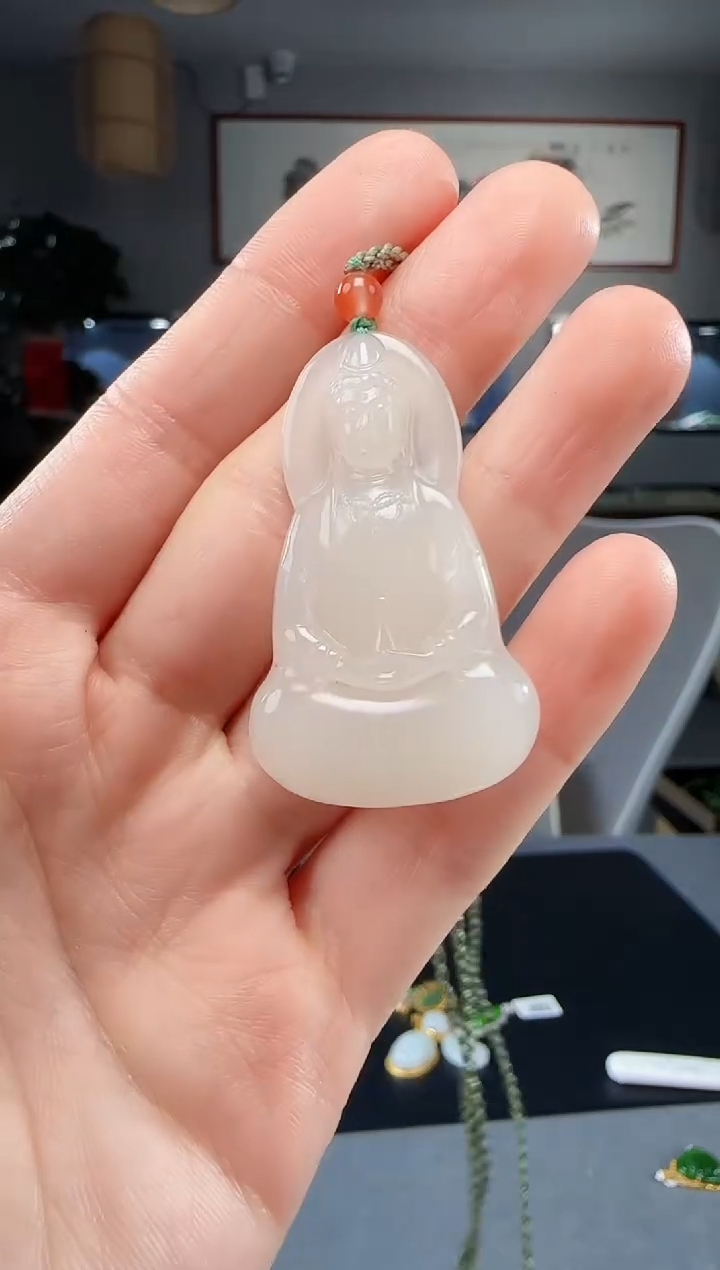 【闪购商品】和田玉吊坠(不含链)未镶嵌1