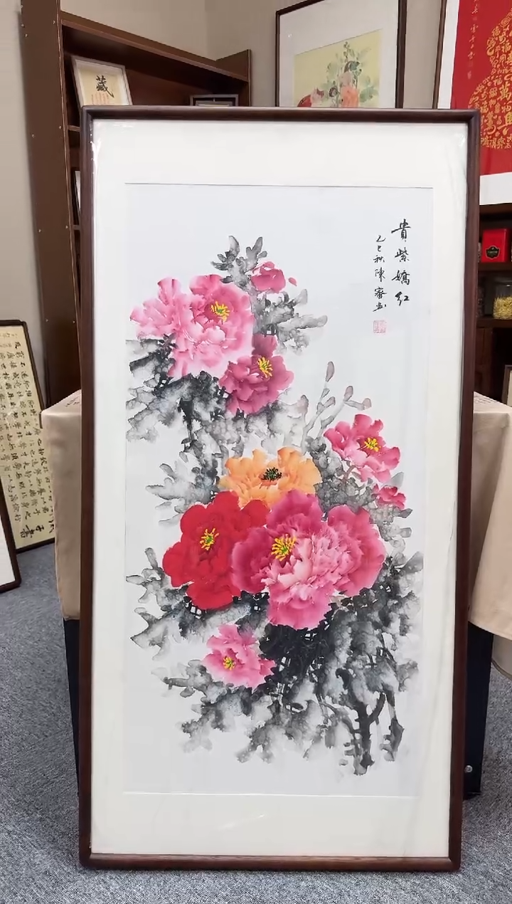 书法陈密01-63*123尺寸手绘同款