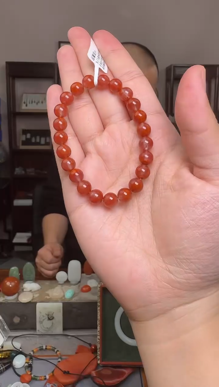 【闪购商品】南红玛瑙挂件未镶嵌2434