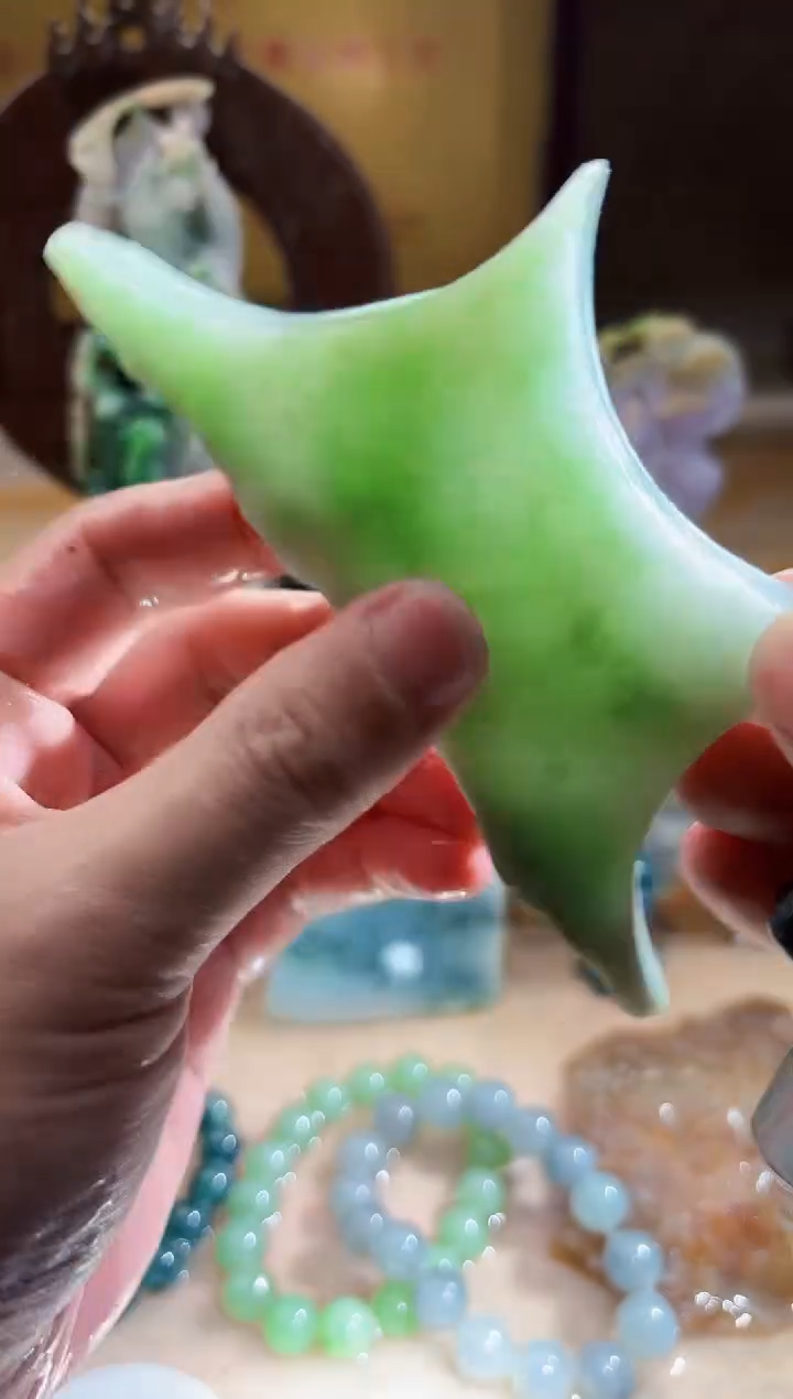 未镶嵌挂件翡翠A货张麦6555