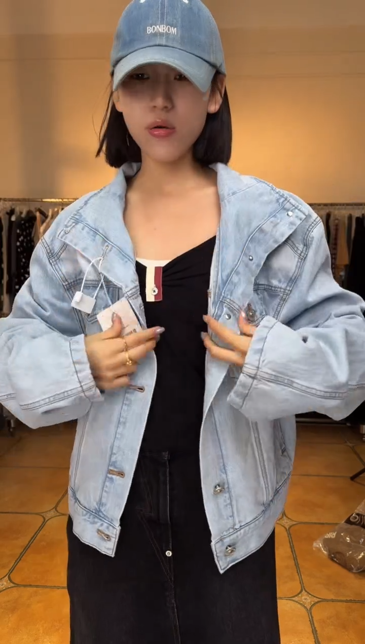 （设计师品牌）湖泊蓝长袖外套S码