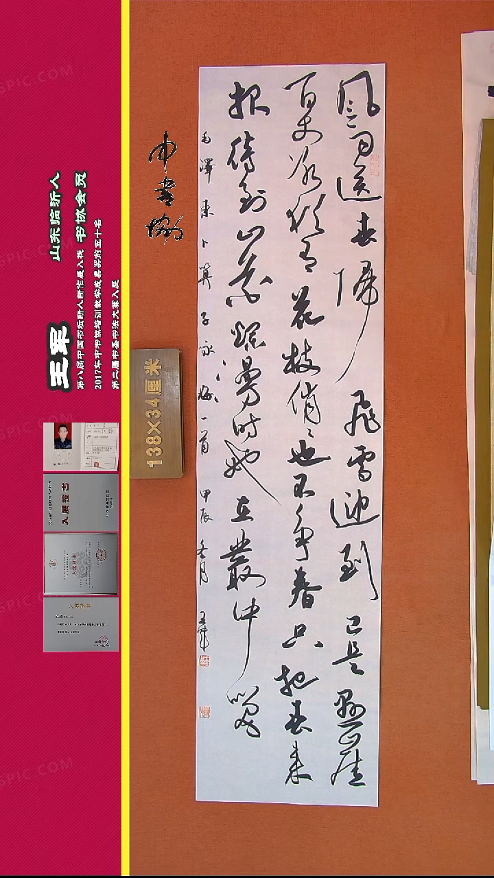 【闪购商品】书法429王军书法作品