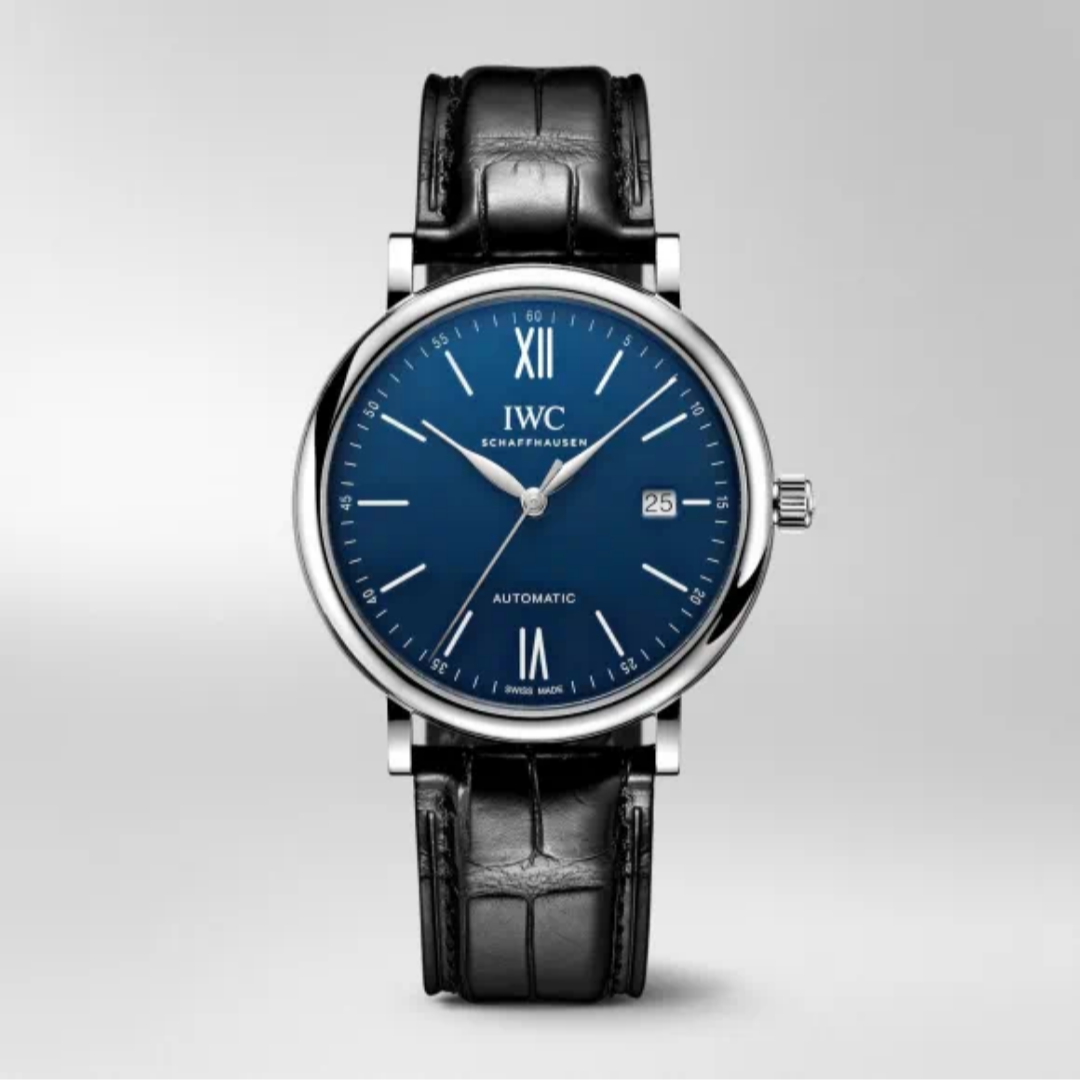 95新 IWC/万国 云品汇/柏涛菲诺特别款/40mm/蓝色简约/356518