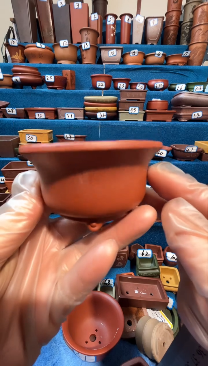 【闪购商品】紫砂紫砂花盆7*3