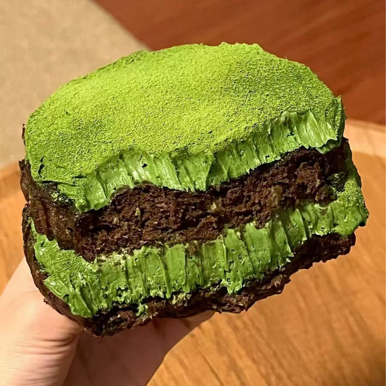 浅食客 抹茶巧克力大饼MCT纯脂巧克力生巧脏脏派健康饱腹零食