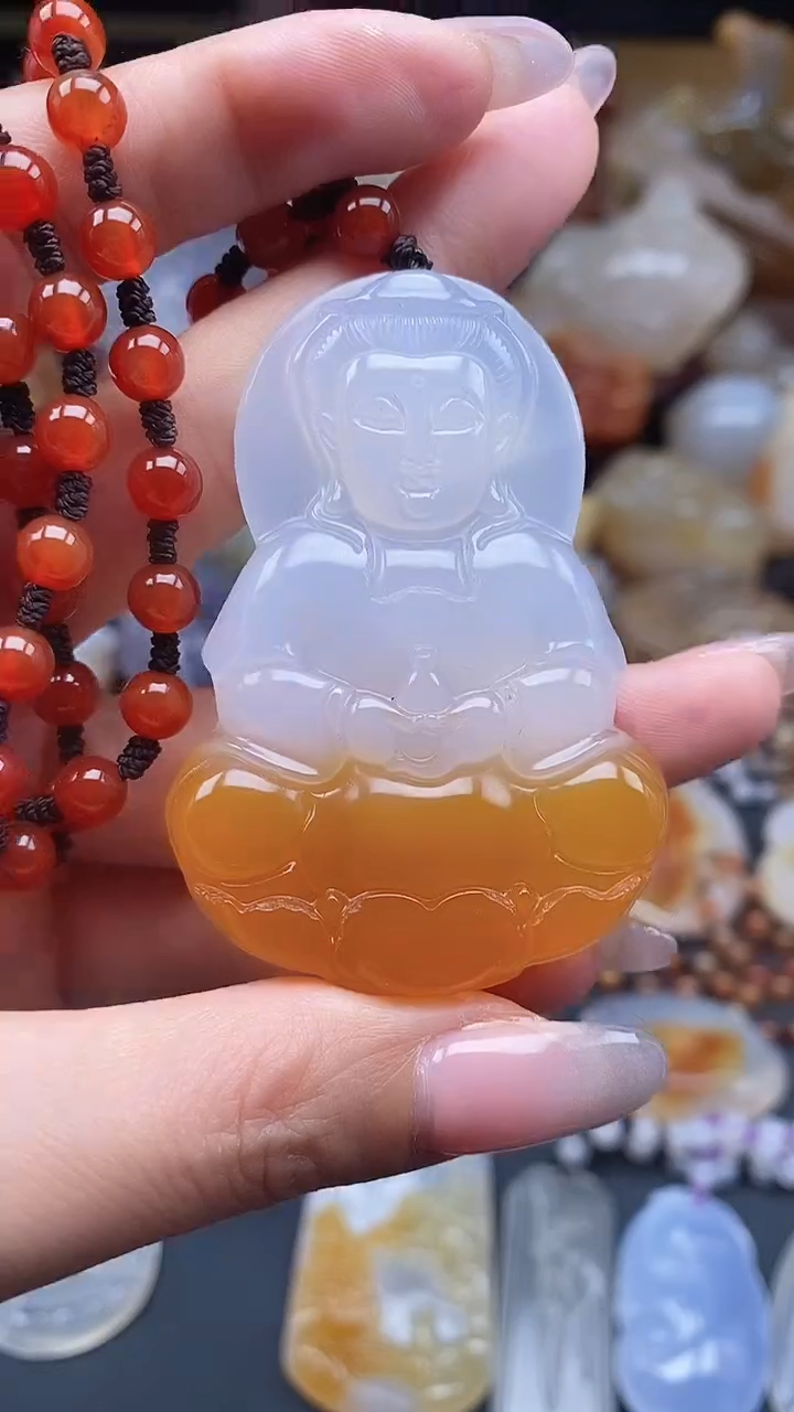 【闪购商品】玛瑙/玉髓颈饰未镶嵌dd