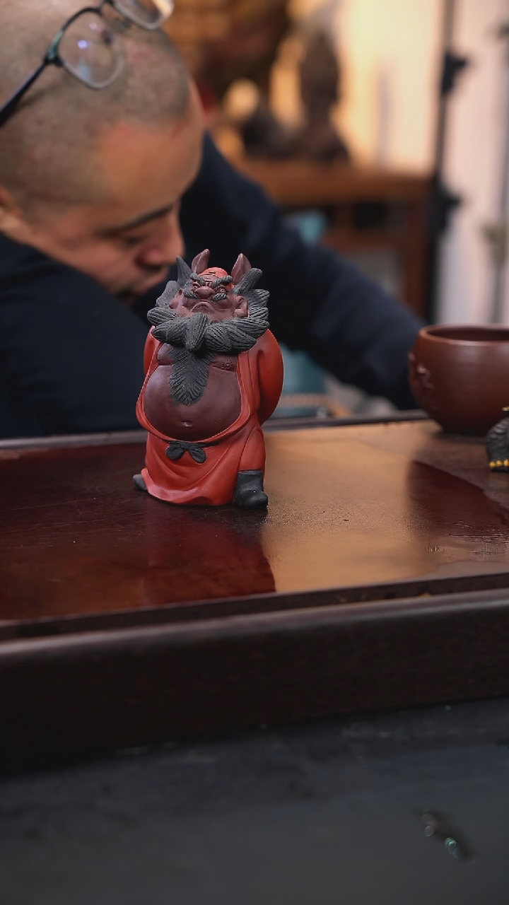 紫砂茶宠紫砂钟馗