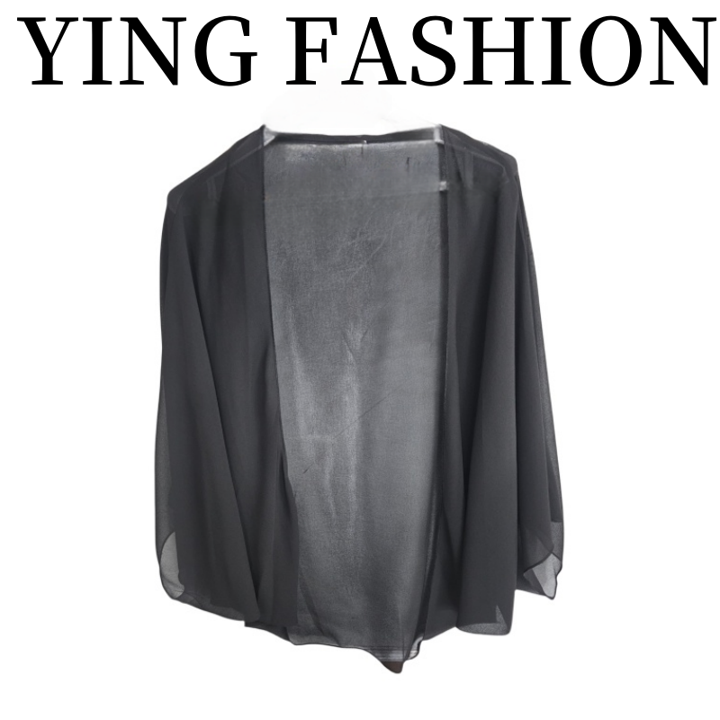 【YING FASHION】莹老板-时尚气质百搭网纱衬衫开衫 8020428 237