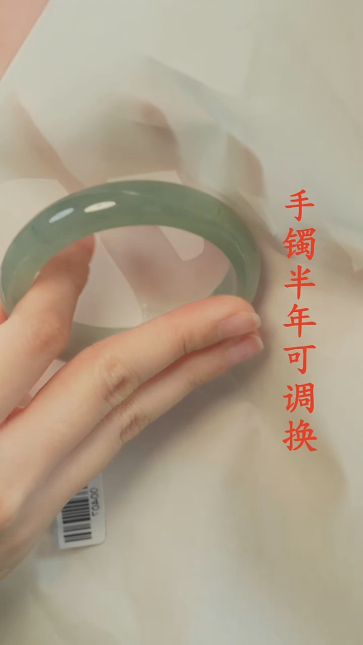 未镶嵌手镯翡翠天然A货油青56.5