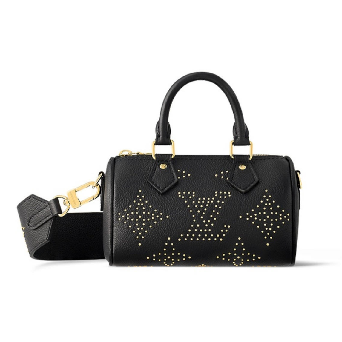 全新未使用 LouisVuitton/路易威登 黑色24年新款speedy nano手袋