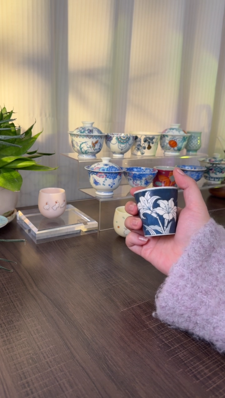 【闪购商品】景德镇手绘茶杯茶杯