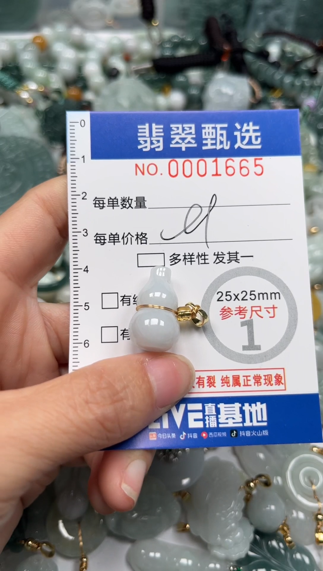 【闪购商品】翡翠颈饰未镶嵌00..1665