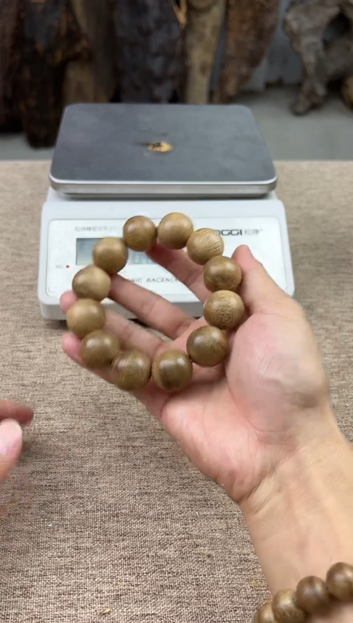 【闪购商品】沉香手串海南尖峰岭国香白木香2.0圆珠单圈