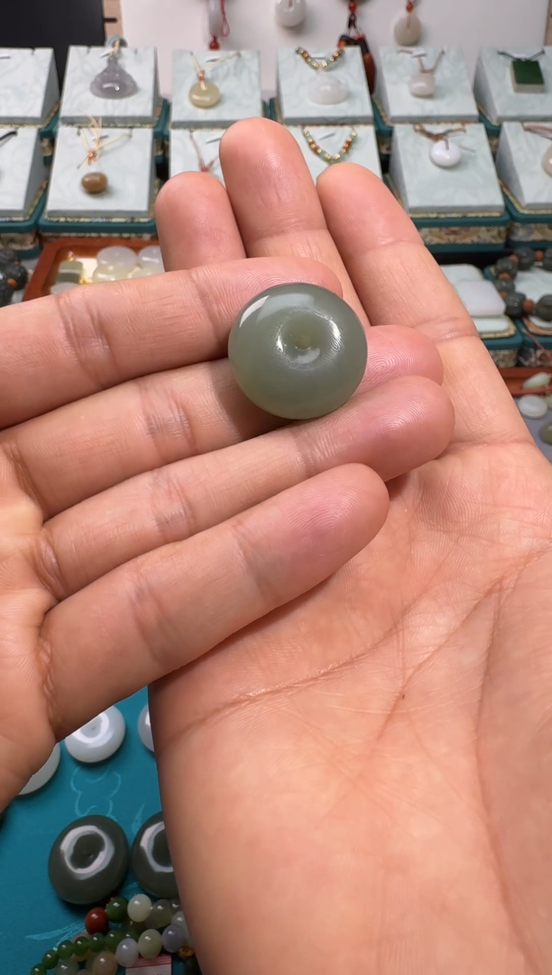 【闪购商品】和田玉颈饰未镶嵌25胖扣